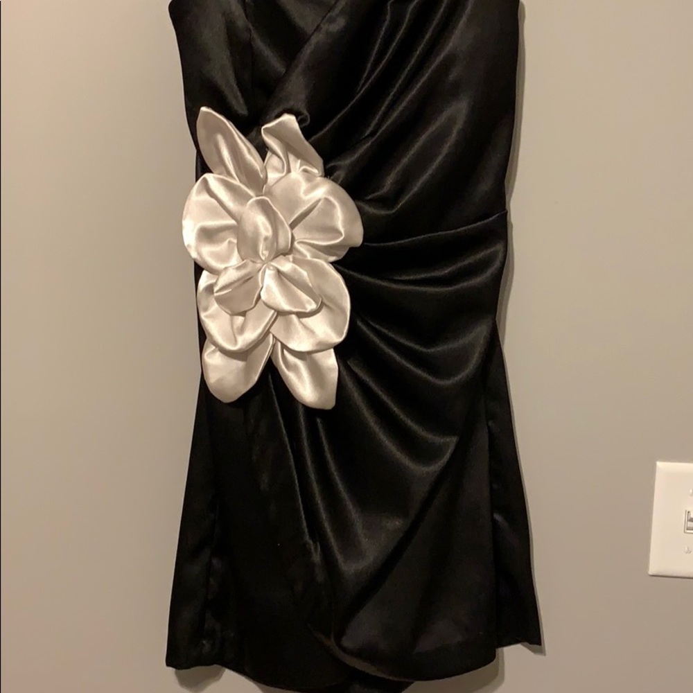 Black short dress